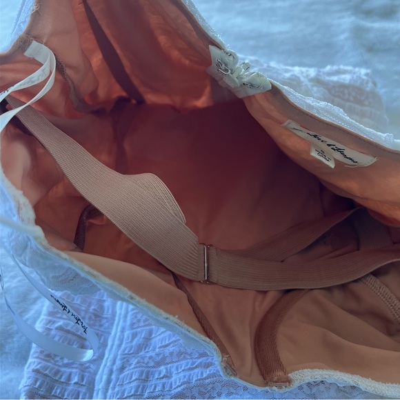 For Love & Lemons Fondant Shirred Mini Dress in White - Picture 10 of 13